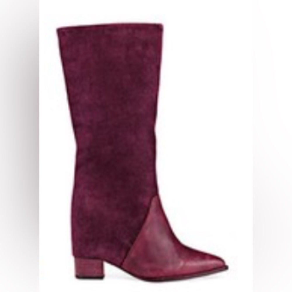 Hidden wedge bootie
